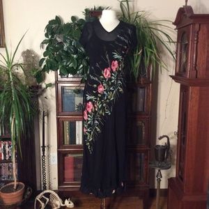 American Angel 2-pc Layered Bias Cut Floral Dress